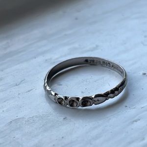 Vintage Sterling Kiddiegem Ring size 4